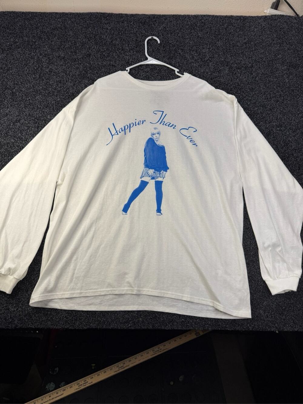 Billie Eilish Happier Than Ever World Tour 2022 Long Sleeve T-Shirt 2X